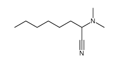 2-dimethylamino-octanenitrile结构式