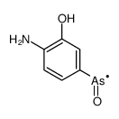 2-amino-5-arsorosophenol Structure