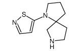 5-(1,7-diazaspiro[4.4]nonan-1-yl)-1,2-thiazole结构式