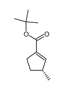 tert-butyl (R)-3-methylcyclopentene-1-carboxylate结构式