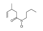 N-butyl-N-chloro-3-methylpent-4-enamide Structure