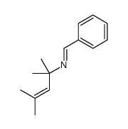 N-(2,4-dimethylpent-3-en-2-yl)-1-phenylmethanimine结构式