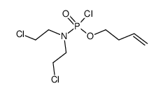 O-(3-Butenyl)-N,N-bis(2-chlorethyl)-phosphoramidoylchlorid Structure