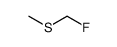 [(Fluoromethyl)thio]methane Structure