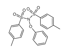 O-phenyl-N,N-ditosylhydroxylamine Structure