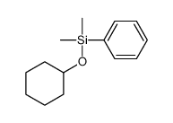 cyclohexyloxy-dimethyl-phenylsilane Structure