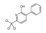 3-phenyl-6-(trichloromethyl)-1H-pyridin-2-one结构式