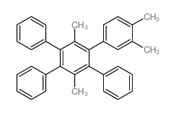 1-(3,4-dimethylphenyl)-2,5-dimethyl-3,4,6-triphenyl-benzene Structure
