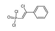 β-chloro-βphenylvinylphosphonic dichloride Structure