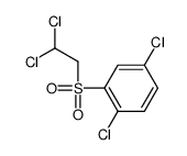 1,4-dichloro-2-(2,2-dichloroethylsulfonyl)benzene结构式