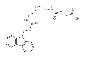 N-(FMOC-5-AMINO-3-OXA-PENTYL)-SUCCINAMIC ACID structure