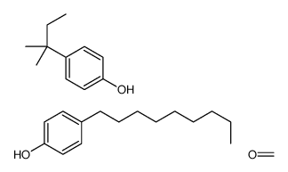 formaldehyde,4-(2-methylbutan-2-yl)phenol,4-nonylphenol Structure