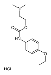 2-[(4-ethoxyphenyl)carbamoyloxy]ethyl-dimethylazanium,chloride结构式