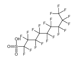 1,1,2,2,3,3,4,4,5,5,6,6,7,7,8,8,9,9,9-nonadecafluorononane-1-sulfonic acid结构式