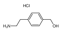 [4-(2-AMINO-ETHYL)-PHENYL]-METHANOL HYDROCHLORIDE structure