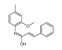 N-(2-methoxy-4-methylphenyl)-3-phenylprop-2-enamide Structure