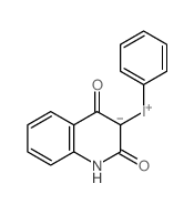 Iodonium, phenyl-, 1,4-dihydro-2,4-dioxo-3(2H)-quinolinylide structure