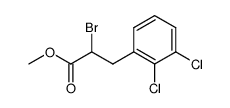 methyl 2-bromo-3-(2,3-dichlorophenyl)propionate Structure