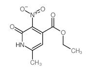 4-Pyridinecarboxylicacid, 1,2-dihydro-6-methyl-3-nitro-2-oxo-, ethyl ester picture