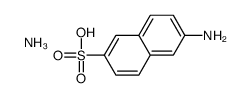 ammonium 6-aminonaphthalene-2-sulphonate structure