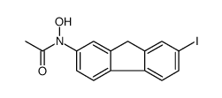 N-Hydroxy-N-(7-iodo-9H-fluoren-2-yl)acetamide结构式