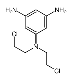 N1,N1-Bis(2-chloroethyl)-1,3,5-benzenetriamine Structure