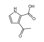 3-acetyl-pyrrole-2-carboxylic acid结构式