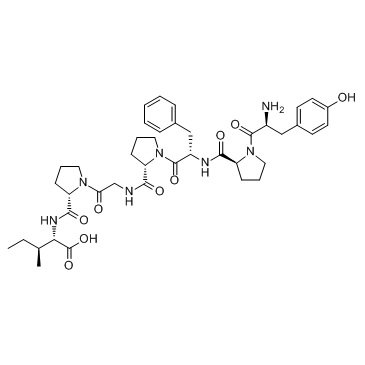 β-酪啡肽,牛结构式