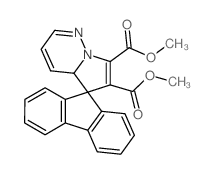 dimethyl spiro[4aH-pyrrolo[1,2-b]pyridazine-5,9'-fluorene]-6,7-dicarboxylate Structure