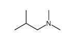 N,N,2-trimethylpropan-1-amine Structure