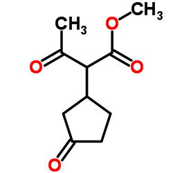 Cyclopentaneacetic acid,-alpha--acetyl-3-oxo-, methyl ester (9CI) picture