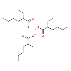 2-ethylhexanoic acid, bismuth salt structure