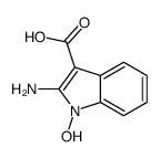 1H-Indole-3-carboxylicacid,2-amino-1-hydroxy-(9CI)结构式