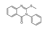 2-(Methylthio)-3-phenylquinazolin-4(3H)-one结构式