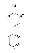 Pyridine, 4-[2-(dichloromethylsilyl)ethyl]- (9CI) Structure