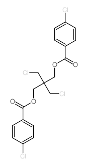 Benzoicacid, 4-chloro-, 2,2-bis(chloromethyl)-1,3-propanediylester (9CI) Structure