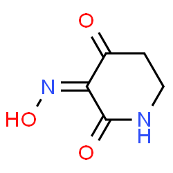 2,3,4-Piperidinetrione,3-oxime,(3Z)-(9CI) structure