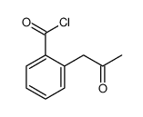 Benzoyl chloride, 2-(2-oxopropyl)- (9CI)结构式