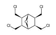 rel-(2R,3S,5R,6S)-2,3,5,6-tetrakis(chloromethyl)-7-oxabicyclo[2.2.1]heptane结构式
