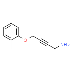 2-Butyn-1-amine,4-(2-methylphenoxy)-(9CI) structure