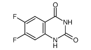 6,7-difluoroquinazoline-2,4(1H,3H)-dione Structure