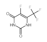5-fluoro-6-(trifluoromethyl)-1H-pyrimidine-2,4-dione结构式