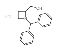 (1-benzhydrylazetidin-2-yl)methanol structure