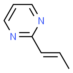 Pyrimidine, 2-(1-propenyl)-, (E)- (9CI) picture