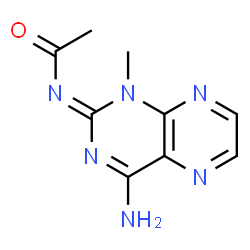 Acetamide, N-(4-amino-1-methyl-2(1H)-pteridinylidene)- (9CI) Structure