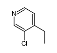 3-chloro-4-ethylpyridine structure