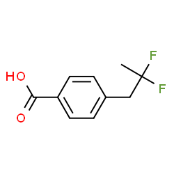Benzoic acid, 4-(2,2-difluoropropyl)- (9CI) Structure
