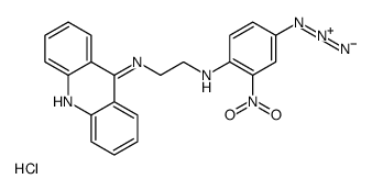 N'-acridin-9-yl-N-(4-azido-2-nitrophenyl)ethane-1,2-diamine,hydrochloride结构式