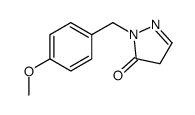 2-[(4-methoxyphenyl)methyl]-4H-pyrazol-3-one Structure