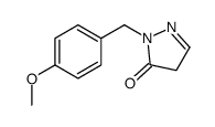 2-[(4-methoxyphenyl)methyl]-4H-pyrazol-3-one结构式